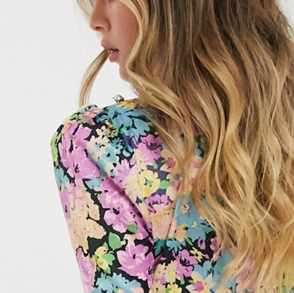 Asos design floral jumpsuit 8 - Picture 2 of 5